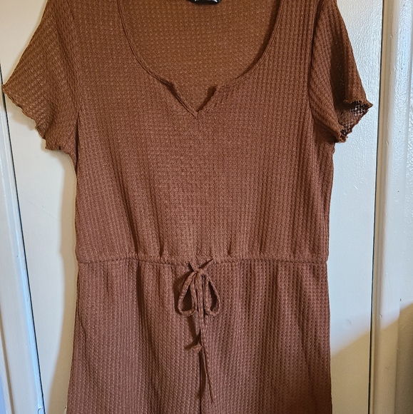 Brown romper